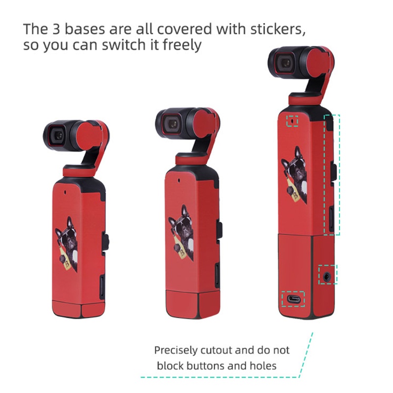 Miếng dán bảo vệ cho máy ảnh D-JI OSMO-POCKET 2 | BigBuy360 - bigbuy360.vn