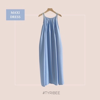 TYRIBEE - Đầm Maxi Xếp Ly