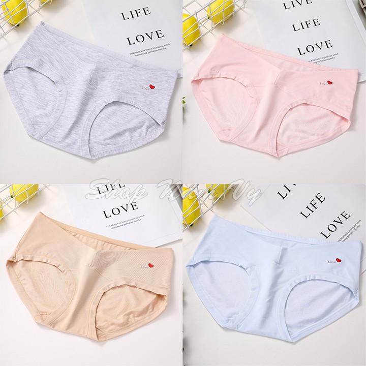 Quần lót bầu LOVE cotton mềm mại, đẹp, mát