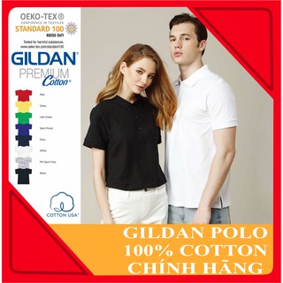 Áo thun POLO Gildan nhập khẩu (nhiều màu) chuẩn chính hãng - 100% cotton