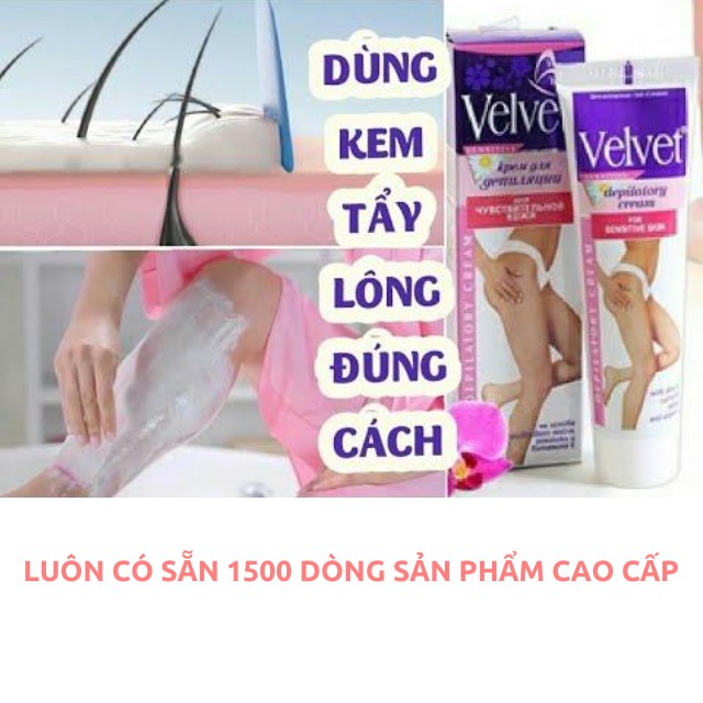 [XUẤT XỨ NGA] Kem Tẩy Lông Toàn Thân Dùng Cho Mọi Loại Da Nách Chân Thương Hiệu Velvet Số 1 Của Nga | WebRaoVat - webraovat.net.vn