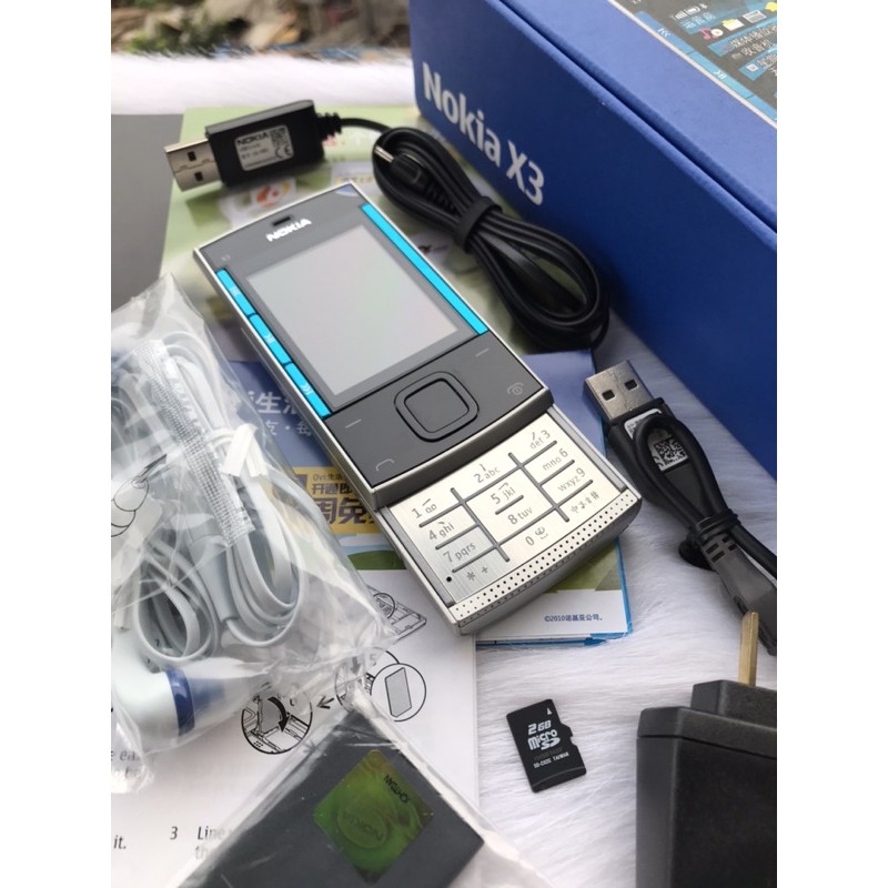 Điện thoại Nokia X3-00 FULLBOX, MỚI 100%, ĐẦY ĐỦ PHỤ KIỆN