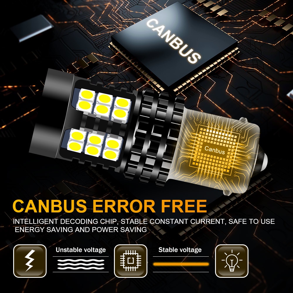 1 Đèn LED Phanh Tín Hiệu Siêu Sáng T20 1157 1156 ba15s W21W P21 5W