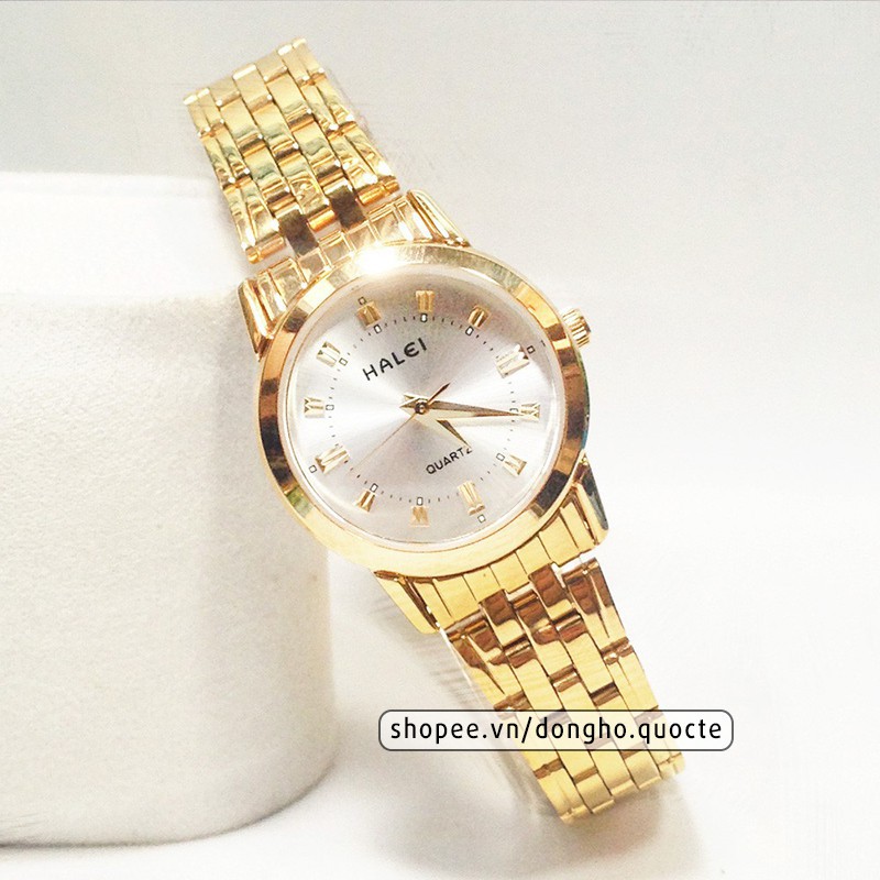 Đồng hồ nữ Halei 8686G Gold chính hãng thanh lịch đồng hồ nữ tinh tế -Gozid.watches