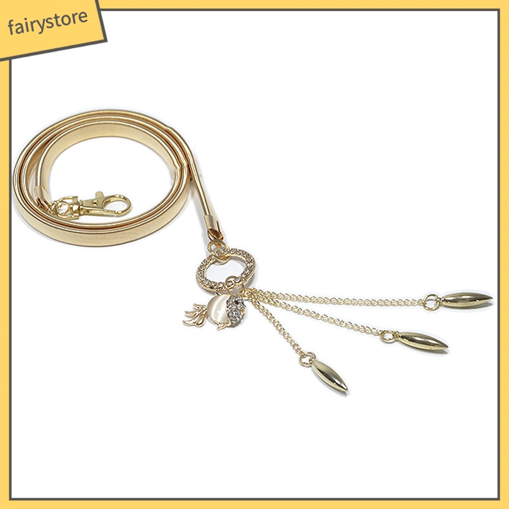 Thắt lưng đính đá hình cá vàng cho nữ