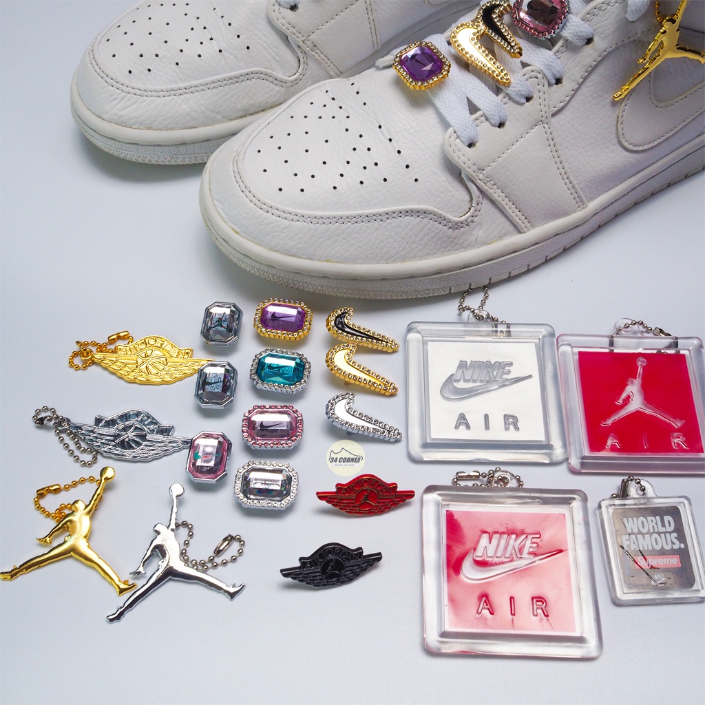 Phụ Kiện Tags Treo Jordan 1, AF1, Hangtags và phụ kiện Lacetags &amp; Pins Jordan