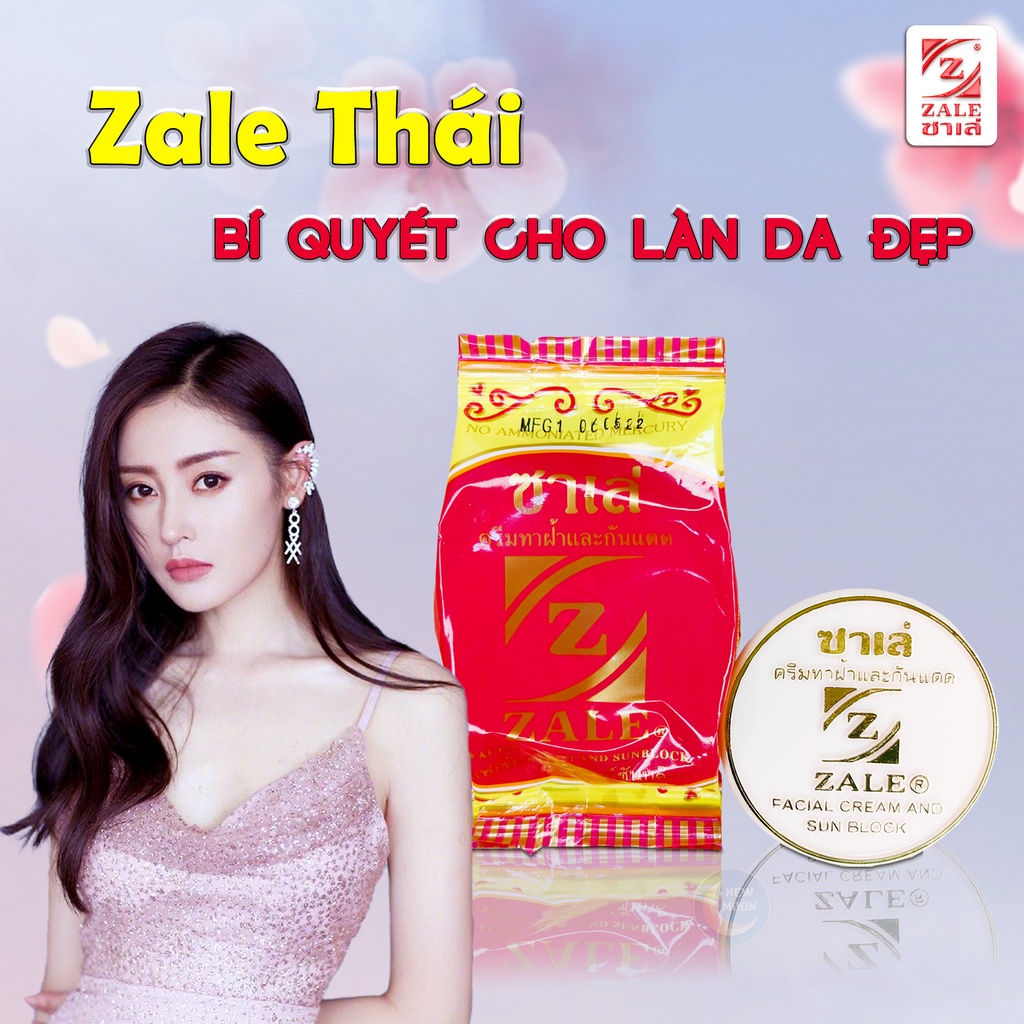 Kem Dưỡng Trắng Da ZALE Vàng 3g Chống Năng SPF 30