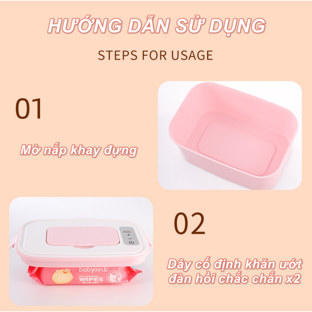 MÁY Ủ ẤM KHĂN LAU EXCLUSIVE BABY LCD - Home and Garden