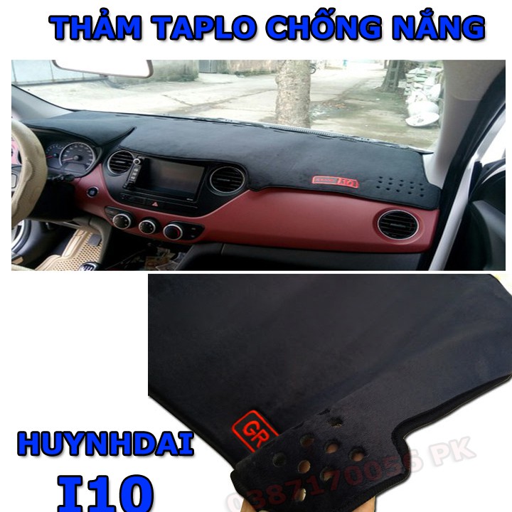 [i10]THẢM CHỐNG NÓNG TAPLO NHUNG XE HUYNHDAI I10