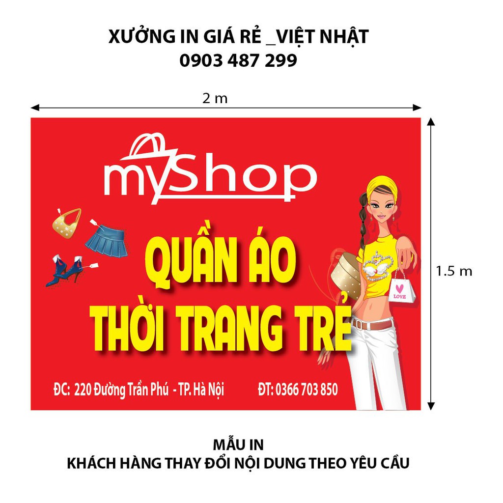 In Bạt quảng cáo, Bảng hiệu, Băng rôn theo yêu cầu_Free Thiết kế | BigBuy360 - bigbuy360.vn