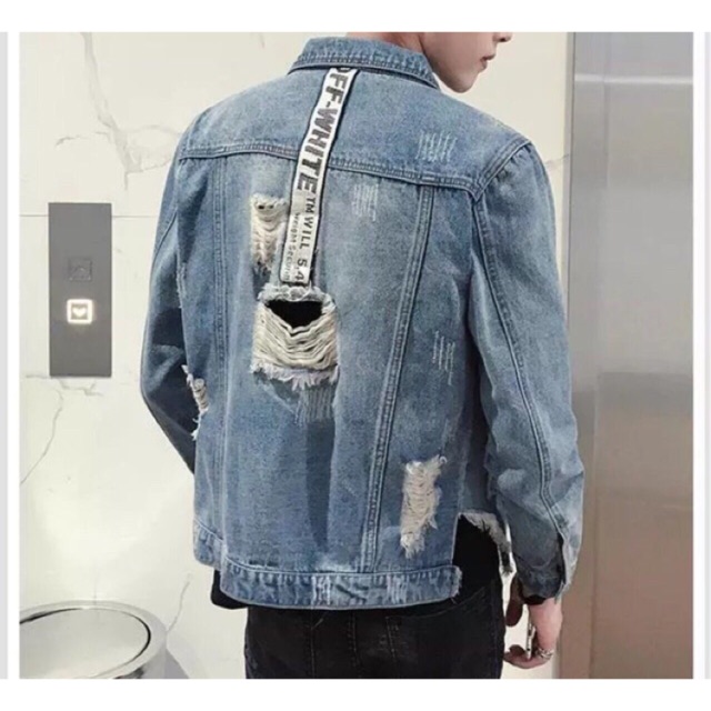 Áo khoác Jeans OFF WHITE