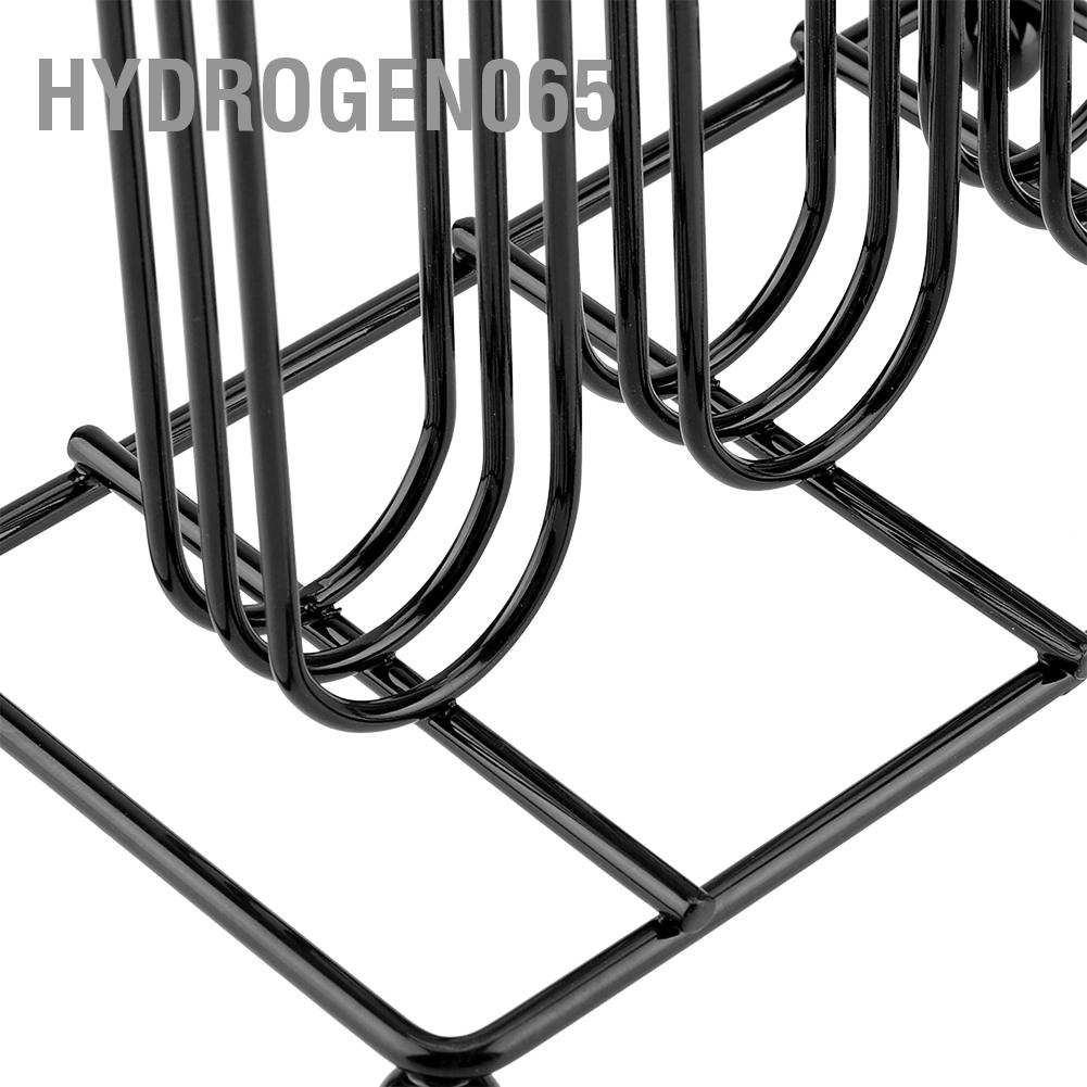 Giá đỡ đựng 42 viên nén pha cà phê bằng sắt mạ chrome màu đen