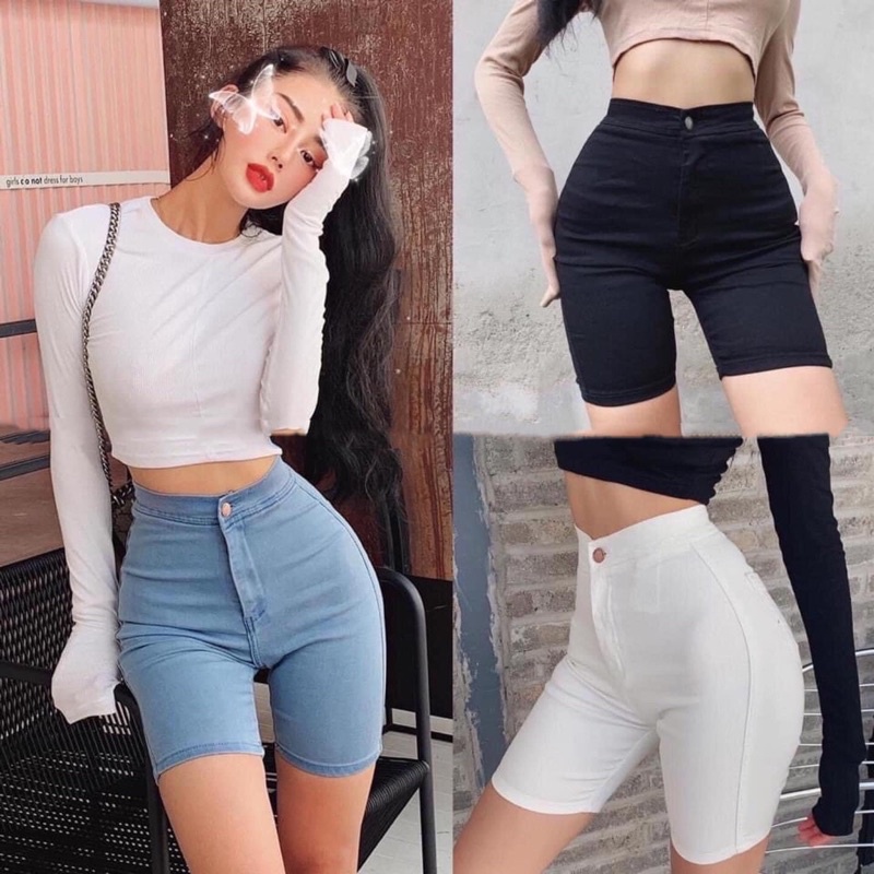 QUẦN SHORT JEANS NGỐ (KÈM VIDEO HÌNH THẬT)