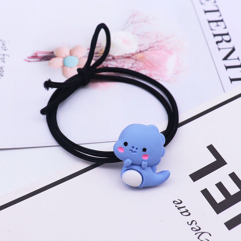 (Ảnh thật-chọn màu) Cột tóc khủng long đáng yêu