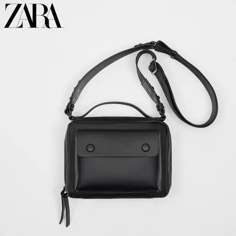 Túi Đeo Chéo Vuông Nhỏ Đựng Điện Thoại Phong Cách Tây Tạng Hiệu Zara Dành Cho Nam