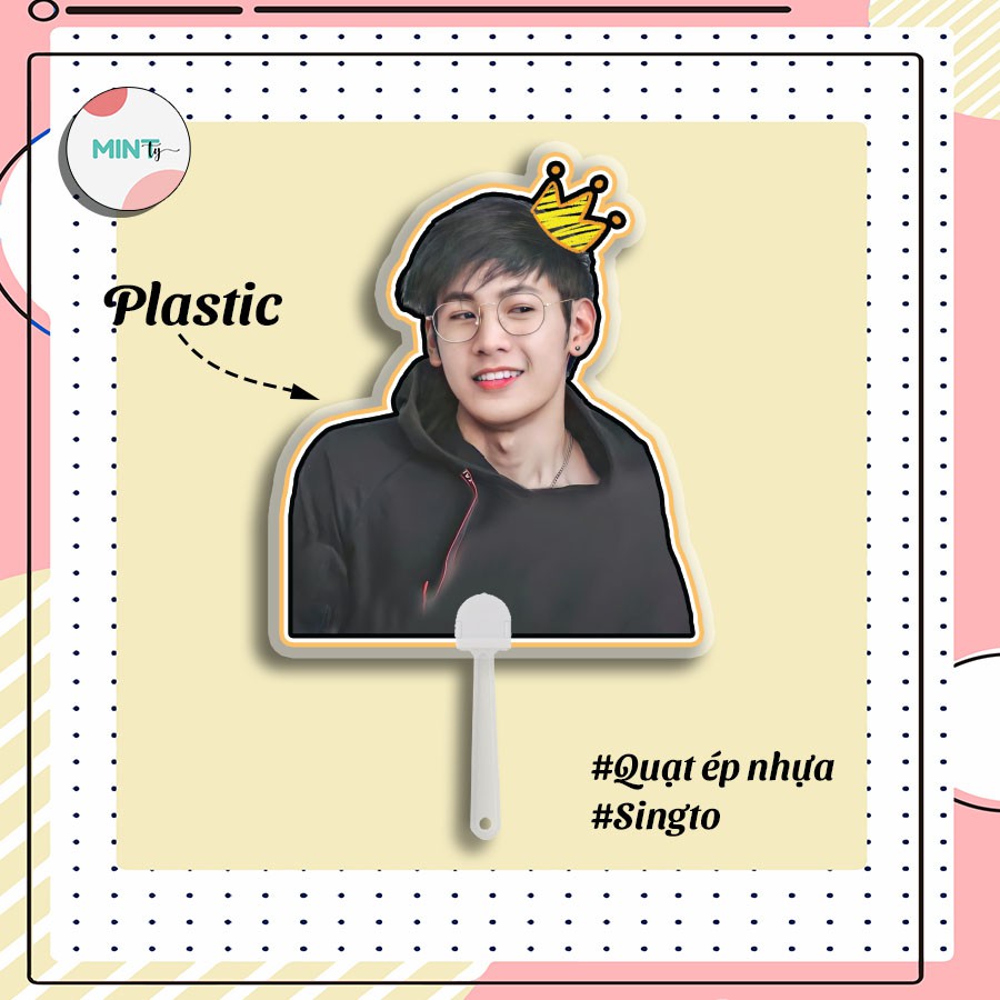 [Handmade] Quạt Plastic KristSingto