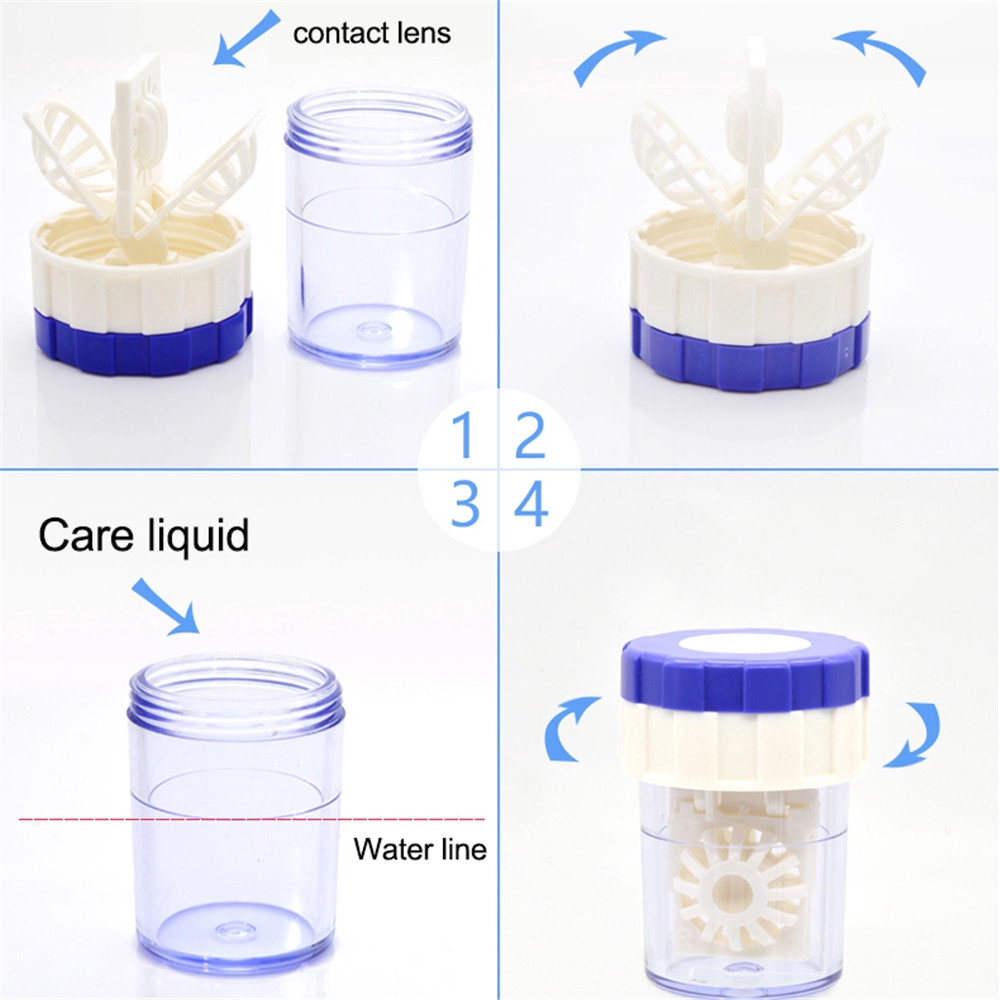 Hộp rửa kính áp tròng cá nhân tiện lợi