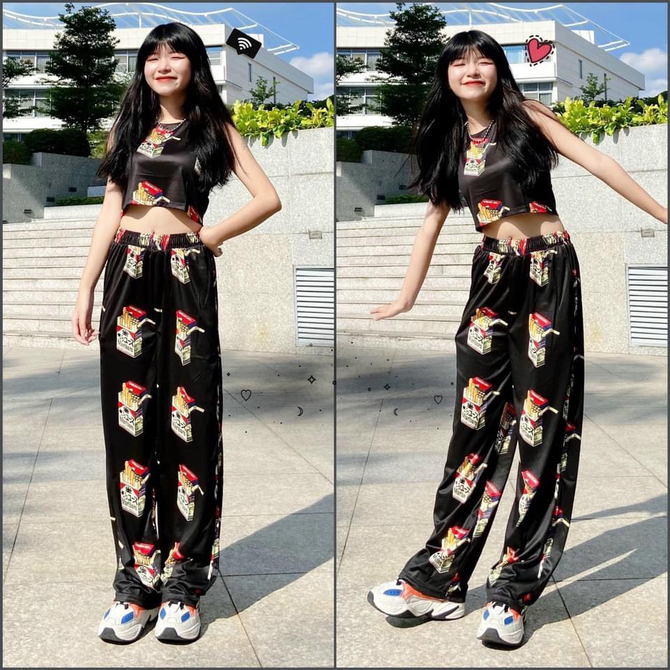 Quần cartoon suông hoạt hình ống rộng [ Cartoon V2 ] - TAB UNISEX