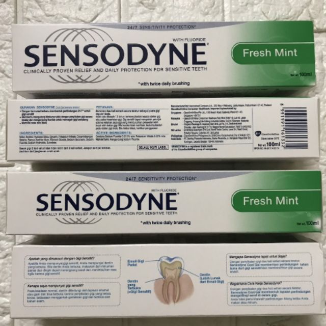 Kem đánh răng Sensodyne Fresh Mint 100ml