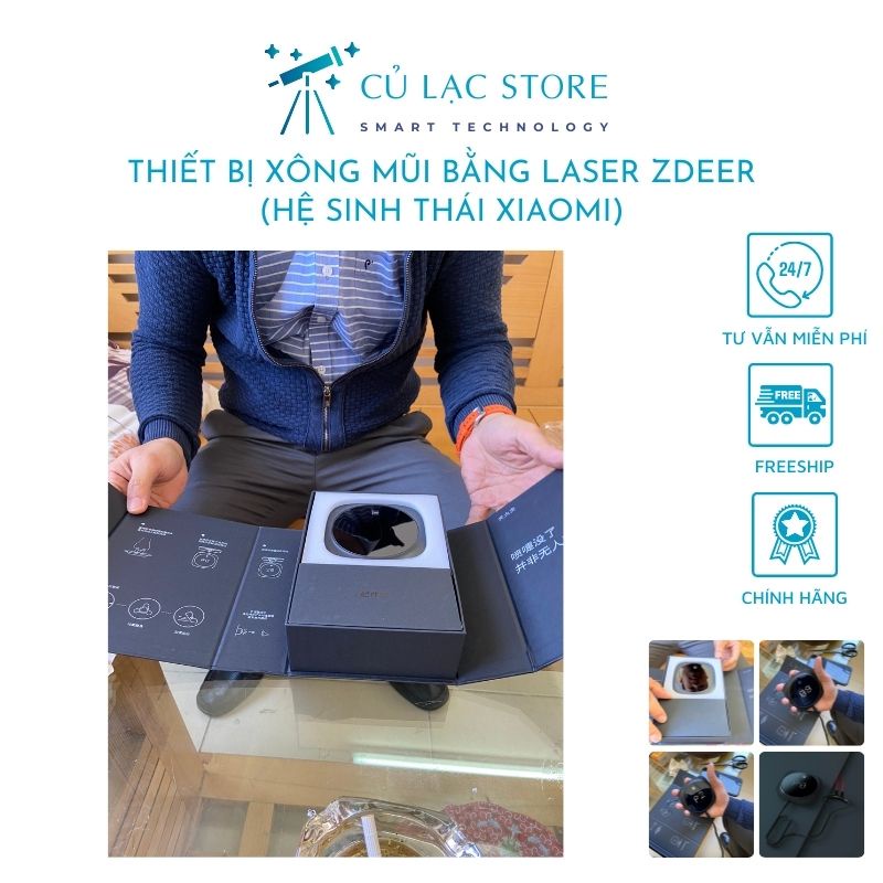 Máy xông mũi, điều trị viêm mũi dị ứng bằng laser - phương pháp trị liệu mới