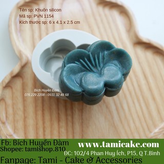 Khuôn silicon PVN1154 (Khuôn làm bánh trung thu 50g)
