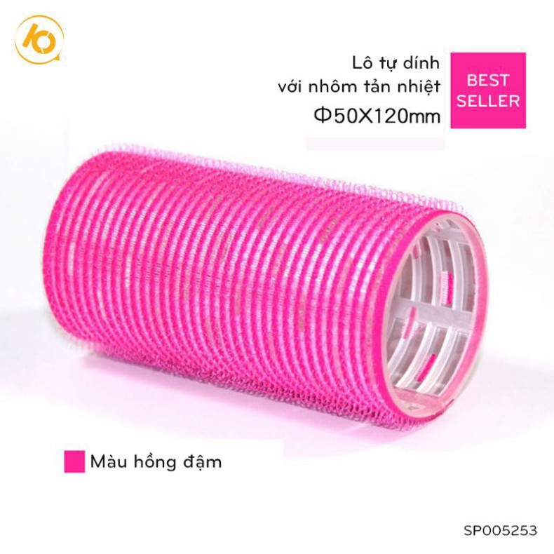 Lô uốn mái tự dính SHOP10K, lô cuốn tóc phong cách Hàn quốc uốn mái dài cỡ 12cm*5cm