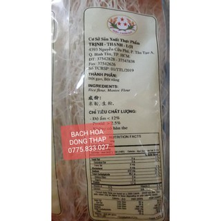 Bún gạo khô gói 250gr - 500gr