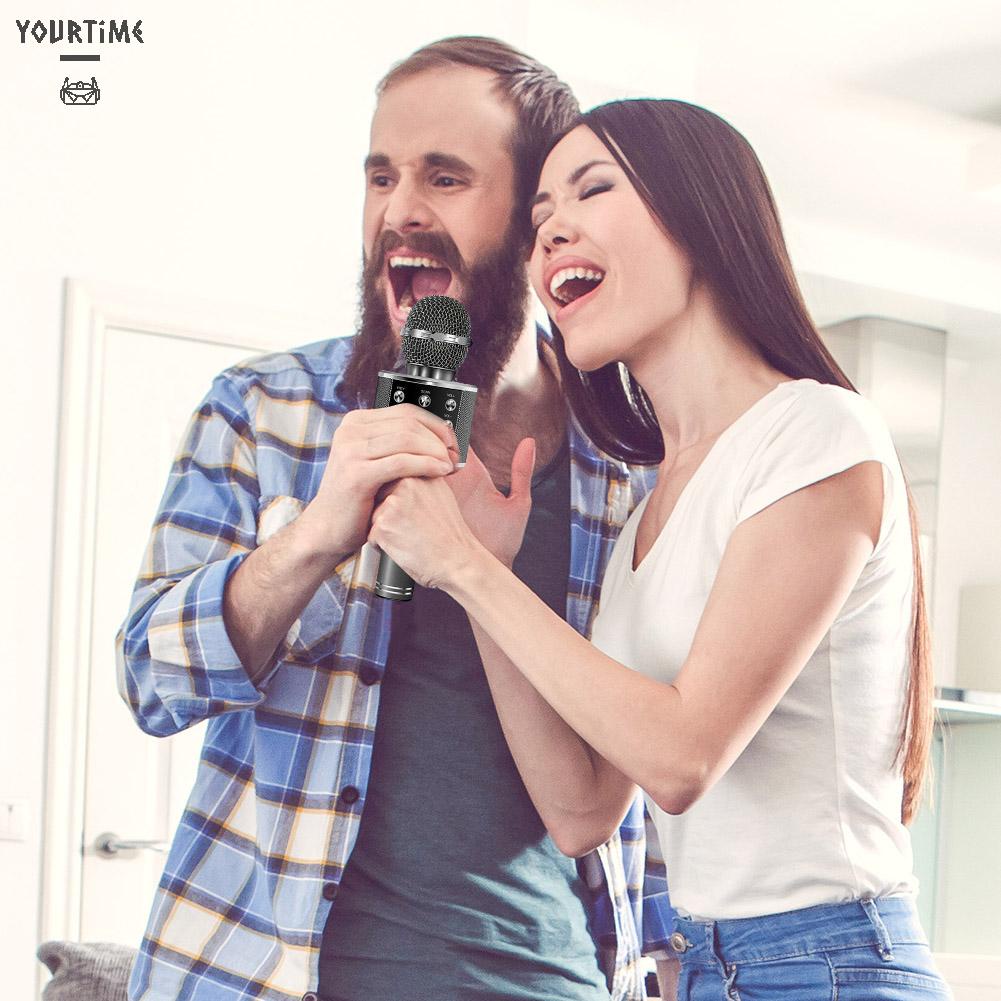 Micro hát karaoke không dây kết nối Bluetooth