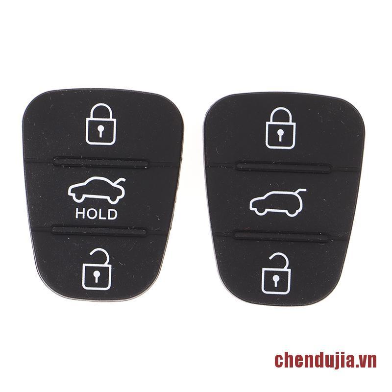 Vỏ Chìa Khóa Silicone 3 Nút Cho Hyundai Kia