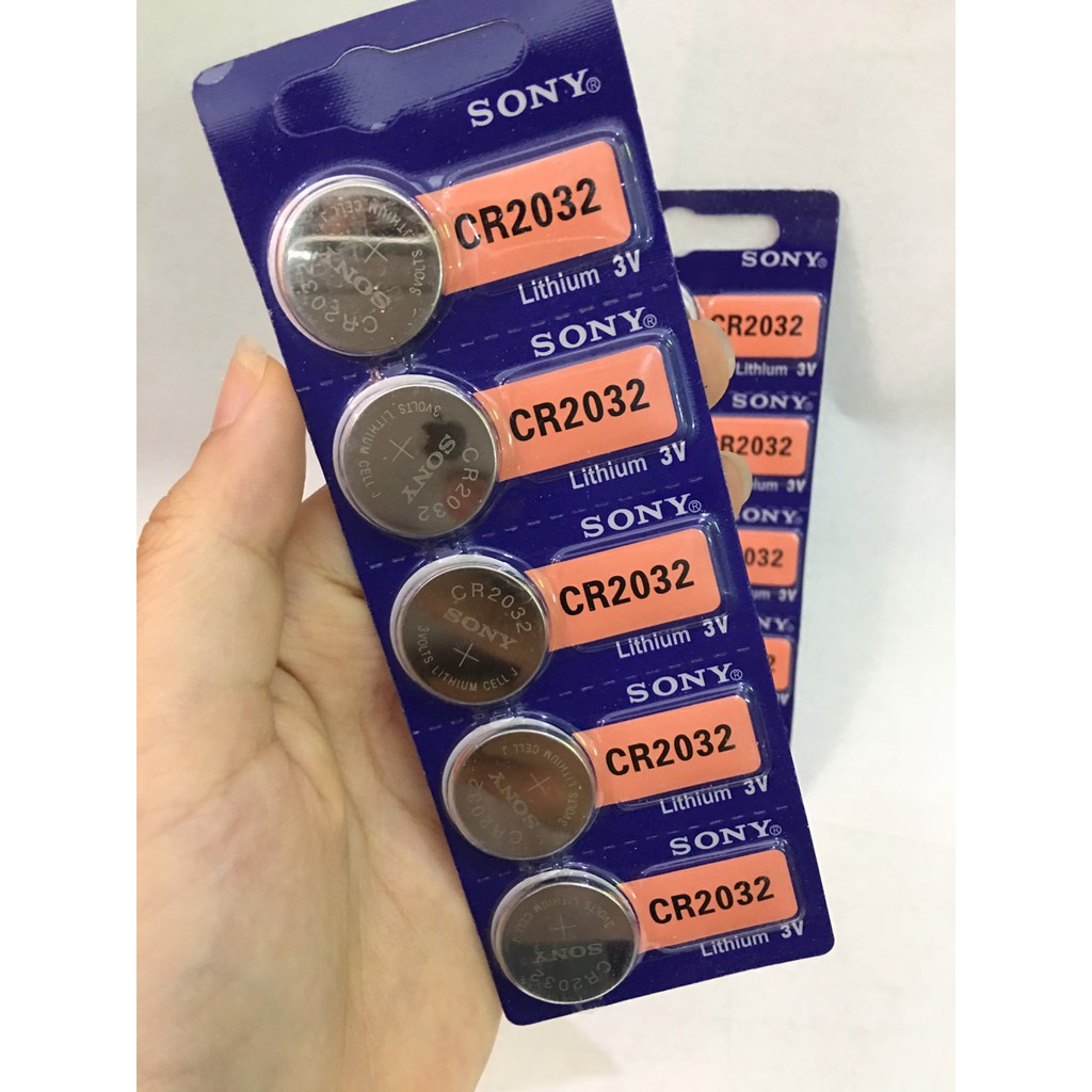 2 viên PIN nút  SONY CR1632 / CR1620 / CR1616 / CR 1220 / CR 2032 / CR 2025 / CR2016 LITHIUM 3V