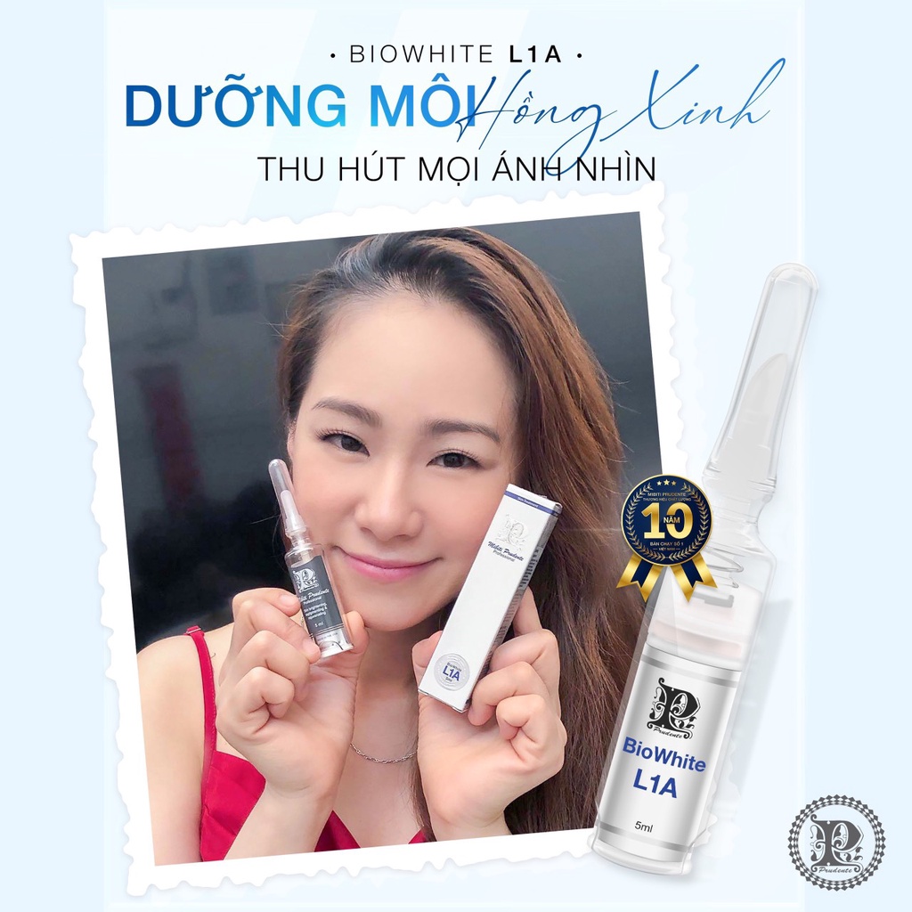 Kem Làm Hồng Môi Nuwhite L1a,n1,v1,h6 Kem Khử Thâm Môi Biowhite Prudente Professional 5ml Cải Thiện Sắc Tố Dưỡng Môi