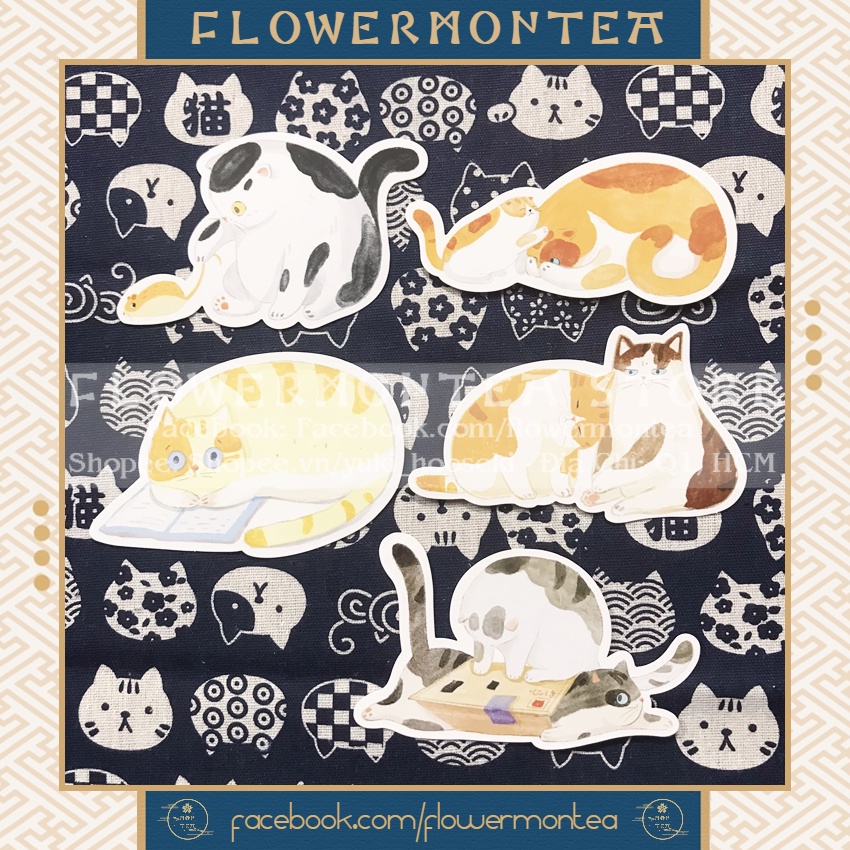 Set 3 Tấm Bưu Thiếp | Postcard - Khu Vườn Của Mèo Con