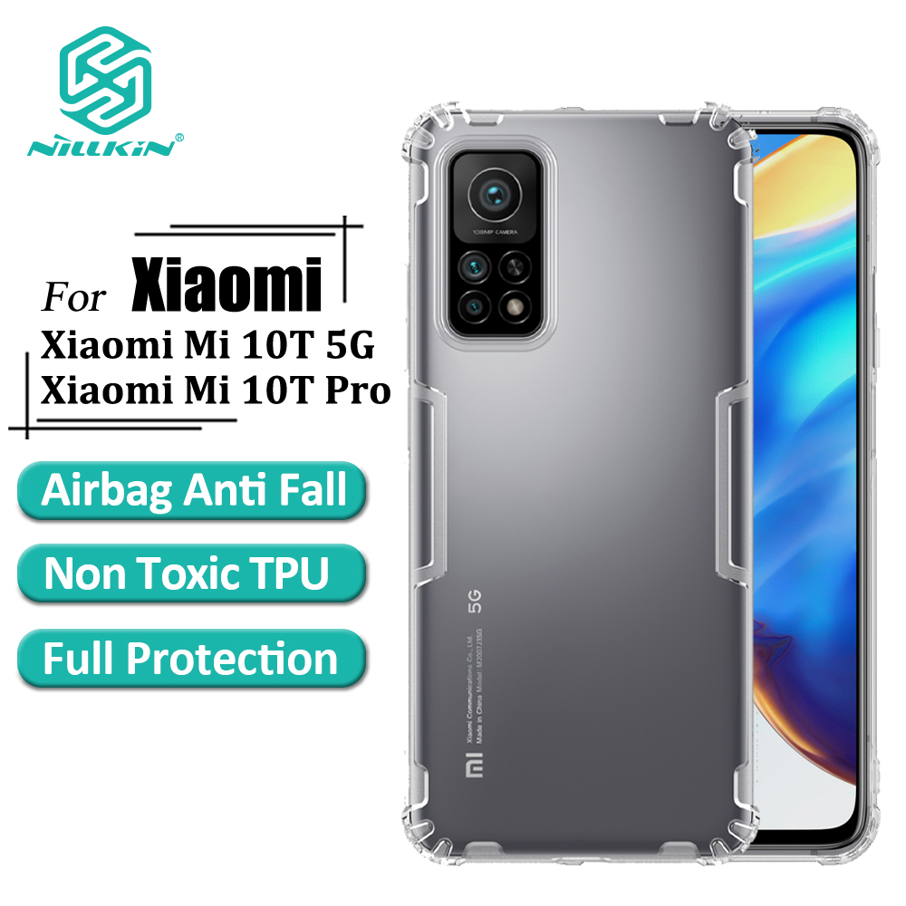 Ốp Điện Thoại Nillkin Bằng TPU Mềm Tự Nhiên Siêu Mỏng Màu Trong Suốt Cho Xiaomi Mi 10t/10t Pro 5g/K30s