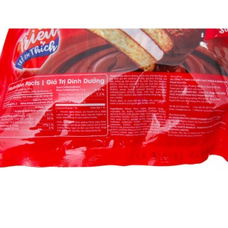 Bánh Socola Kem Choco Phạm Nguyên (gói 216g)