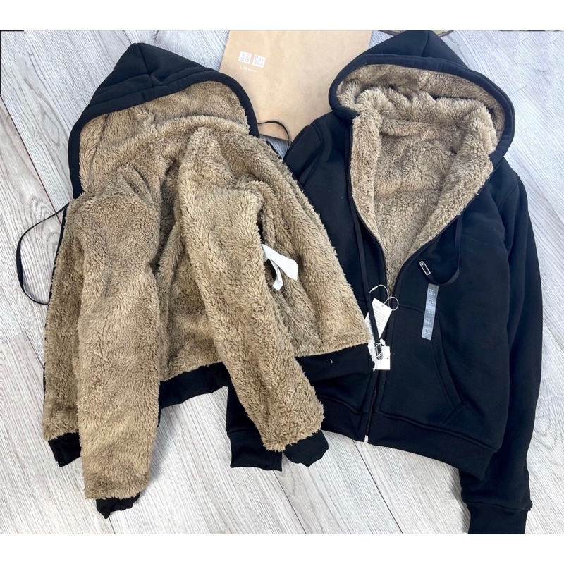 ÁO NỈ HOODIE LÓT LÔNG CỪU | BigBuy360 - bigbuy360.vn