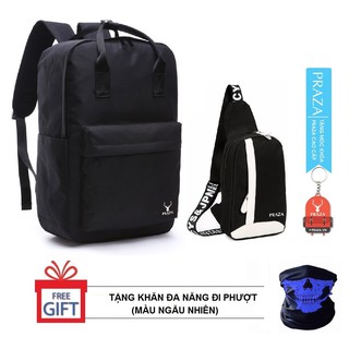 Combo Ba Lô Túi Đeo Campus PRAZA BL151DC090 (Tặng Khăn & Móc Khóa)
