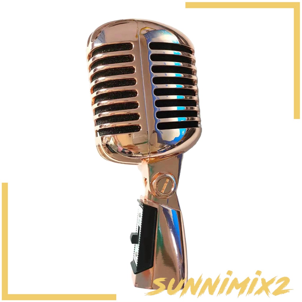 Classic Vintage Dynamic Vocal Microphone for Live Stage Karaoke