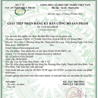 Thạch giảm cân Haki Slim