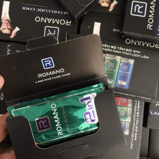 Set 3 gói Tăm-Gội 2in1 Romano