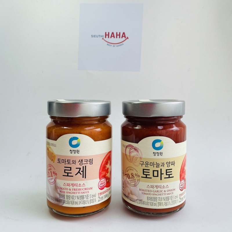 Sốt mì ý phô mai kem tươi Hàn Quốc DAESANG SPAGHETTI SAUCE 300gr 로제 스파게티 소스