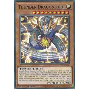 Thẻ bài Yugioh - TCG - Thunder Dragonlord / ETCO-EN025'