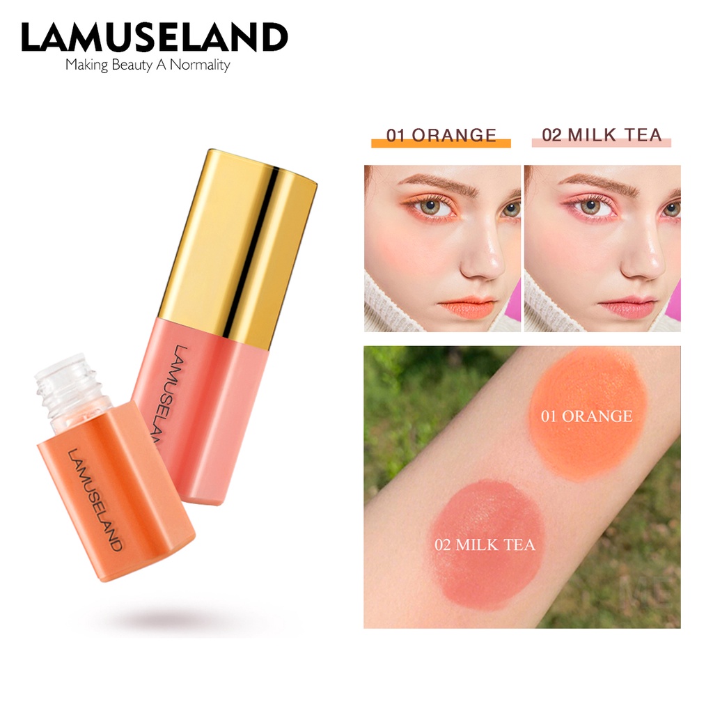 Má Hồng Dạng Lỏng Lamuseland 4 Màu Tùy Chọn Mã 3.5g LA2008