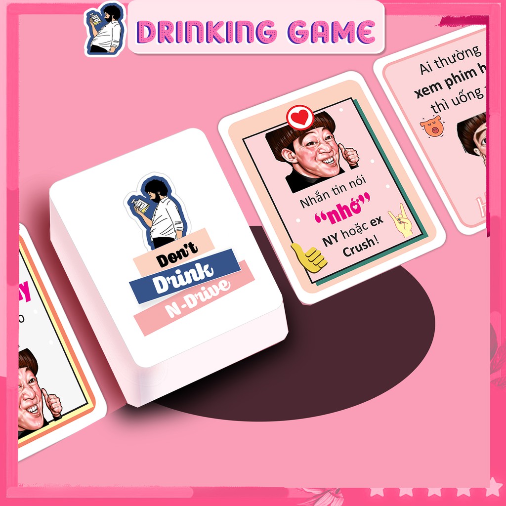 Bộ bài 52 Lá thử thách - Drinking Game hot trend Giúp khuấy động các buổi liên hoan, tụ tập thêm sôi động hấp dẫn