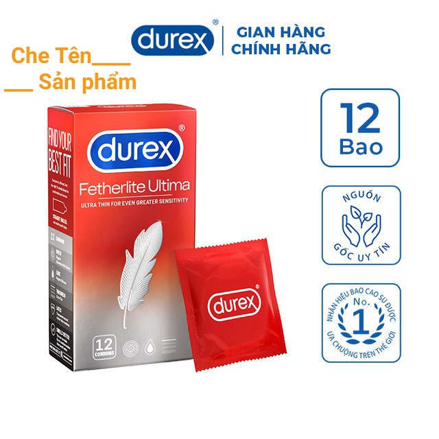 Bộ 02 hộp Durex Performa hộp 24 chiếc tặng 1 hộp durex ultima 12 chiếc - Shop Anh Thư 89