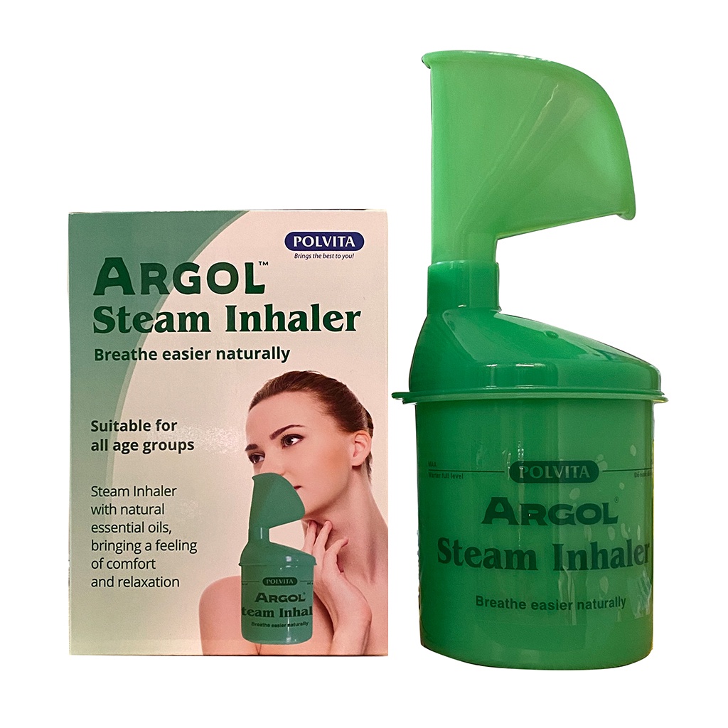 Bình xông mũi, Xông hơi tinh dầu Argol Steam Inhaler - Làm sạch và thông đường hô hấp Dung Tích 350ml