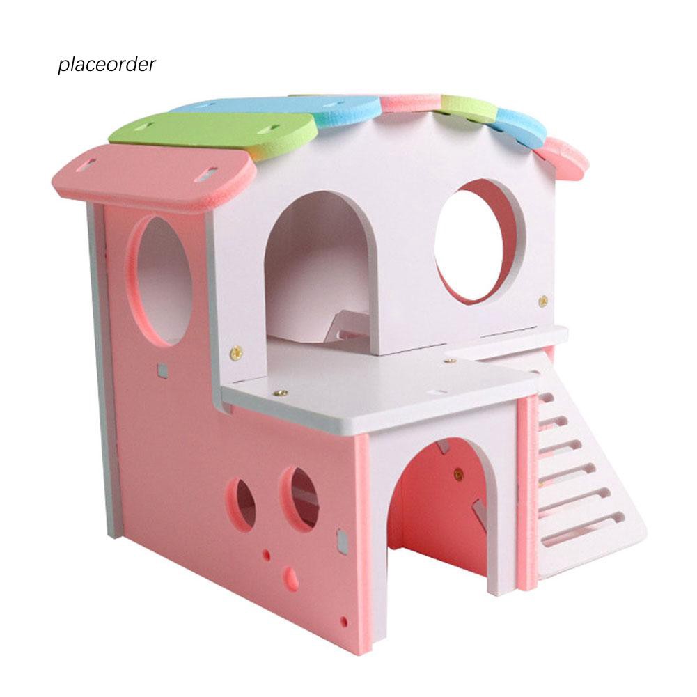 Nhà đồ chơi nhiều màu dùng cho chuột, sóc, hamster ở
