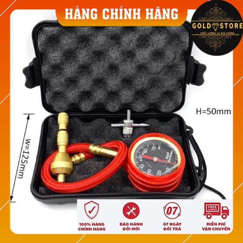 Đồng Hồ Đo Áp Suất Lốp Xe Tải Hạng Nặng 2In1 Chuyên Nghiệp