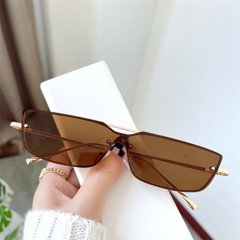 Kính Mát Gọng Đôi Kim Loại Phong Cách Retro Thời Trang Cho Nam Nữ