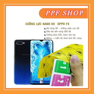 Kính cường lực dẻo nano 9H Oppo F9