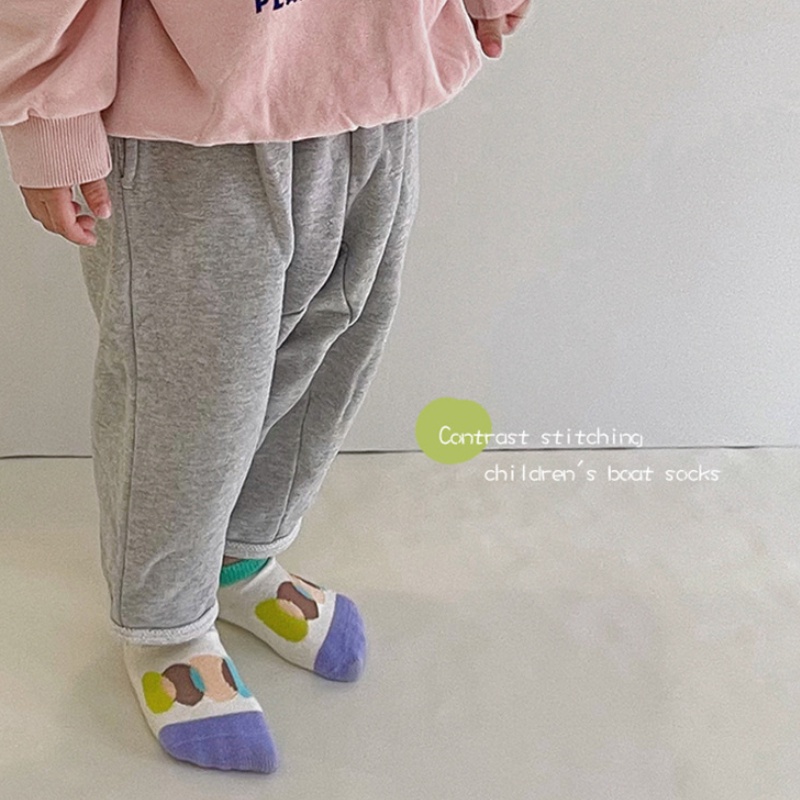Bộ 4 đôi tất Kokorocare MSW-17 in họa tiết 4 màu phong cách mùa hè cỡ S M L cho bé gái 1-12 tuổi